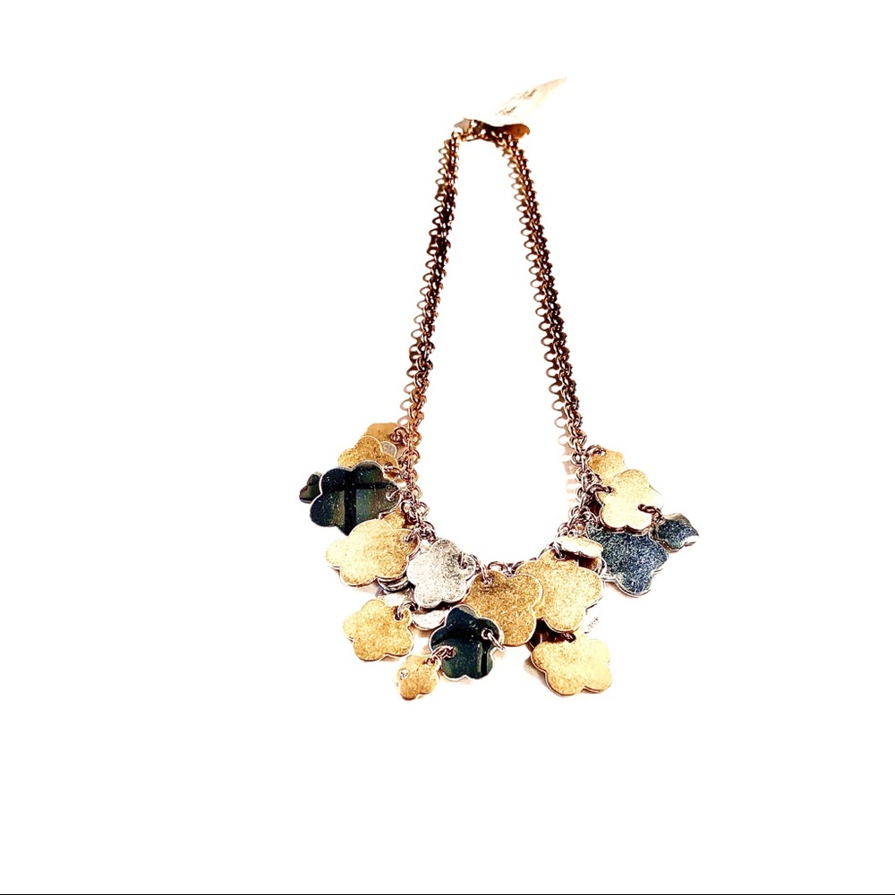 Chunky necklace Macy’s & Bloomingdales collection.